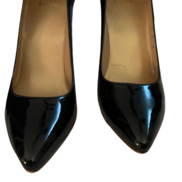 NWT $450* Stuart Weitzman | Power | Black Patent Leather | Heels | Size 9.5 - Picture 6 of 11